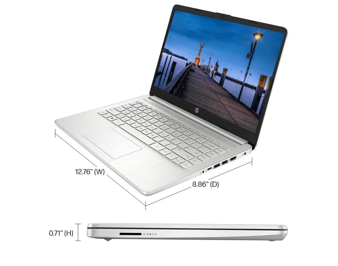 HP Laptop Computer, 14’’ HD Display Laptops, Intel Pentium N5030, 16GB RAM 1TB SSD, Webcam, Bluetooth, Wi-Fi, Windows 11, Fast Charge, Ready for College Student and Daily Work Life Business