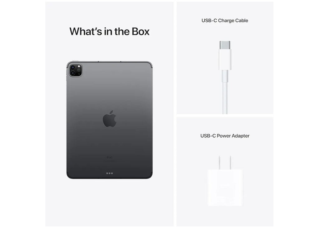 Apple iPad Pro 11-inch (3nd Gen.) - 128GB - WiFi - Space Gray (Renewed Premium