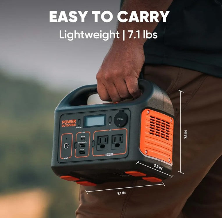 Jackery Portable Power Station Explorer 300, 293Wh Backup Lithium Battery, Solar Generator for Outdoors Camping Travel Hunting Blackout (Solar Panel Optional)