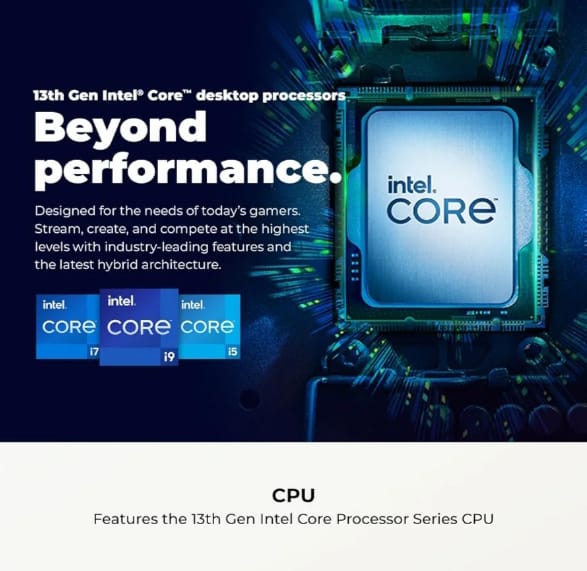 CyberPowerPC Gamer Xtreme VR Gaming PC, Intel Core i5-13400F 2.5GHz, GeForce RTX 5060 8GB, 16GB DDR5, 1TB PCIe 4.0 SSD, WiFi Ready & Windows 11 Home (GXiVR8060A40)