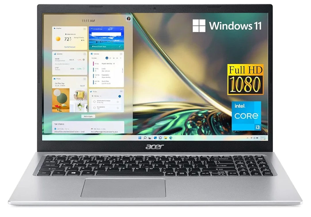 acer Aspire 5 Slim Laptop, 15.6 inch Full HD IPS Display, Intel Core i3-1115G4 Up to 4.1GHz (Beat i5-1030G7) Processor, 20GB RAM, 1TB SSD, WiFi 6, Windows 11 Home in S Mode, Bundle with JAWFOAL