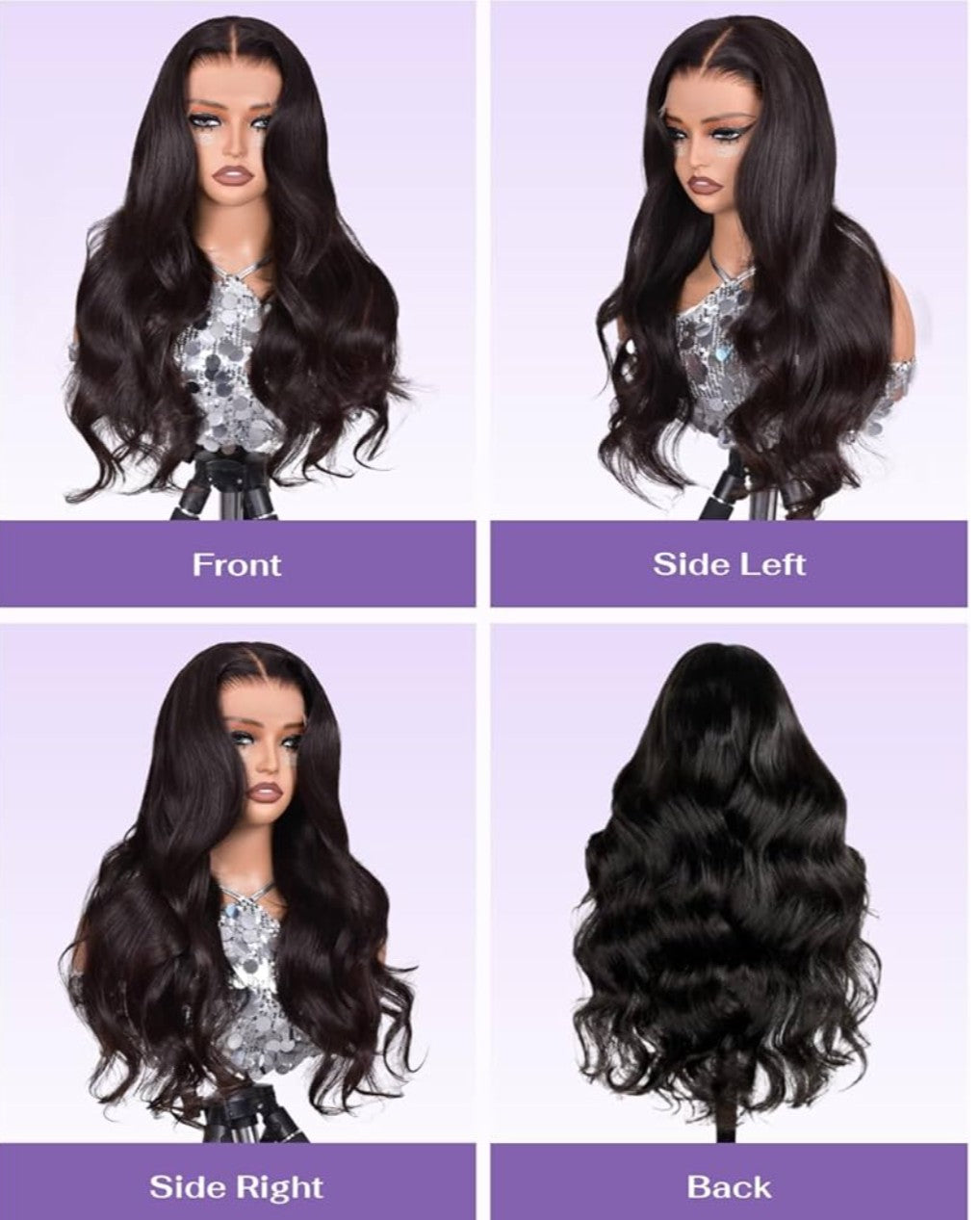 13x6 SKINLIKE Real HD Lace Frontal Wig, 180% Density Ultra-fitted 0.10mm Thin Invisible HD Lace Wig Pre-plucked Hairline Bleached Knots Virgin Human Hair Wigs Body Wave 30 Inch