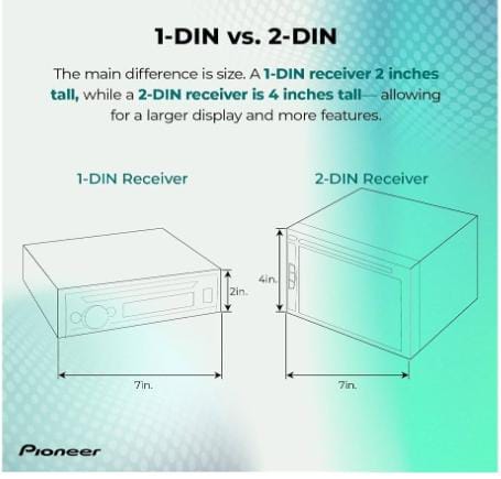 Pioneer DMH-W3050NEX 6.8" Capacitive Touchscreen, Double Din – Wireless & Wired Apple CarPlay & Android Auto, Bluetooth, Backup Camera, Maestro, FLAC, HD Radio, Hi-Volt RCA