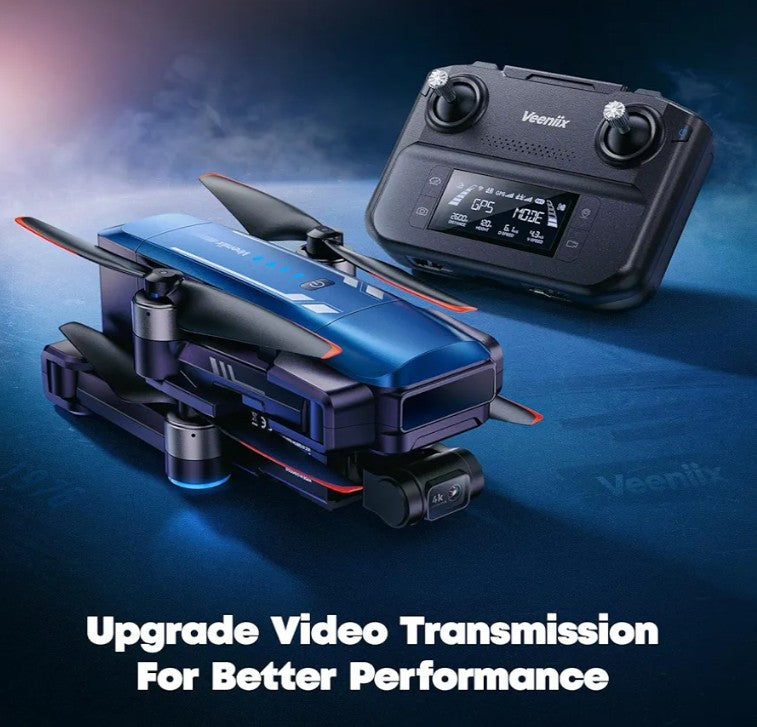 V11PRO Drone with 8K Camera for Adults, 3-Axis Gimbal Drones with 4K/30fps Video, 48 Million Pixels, 80min Flight Time with 2 Batteries, 6KM Video Transmission Quadcopter, Professional Drone