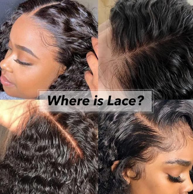 250% Density 32 Inch 13x6 HD Transparent Lace Front Human Hair Wigs For Women Deep Curly Lace Front Wig Human Hair Pre Plucked Deep Wave Frontal wig Full And Thick (32 Inch, 13x6 Human Hair Wigs)