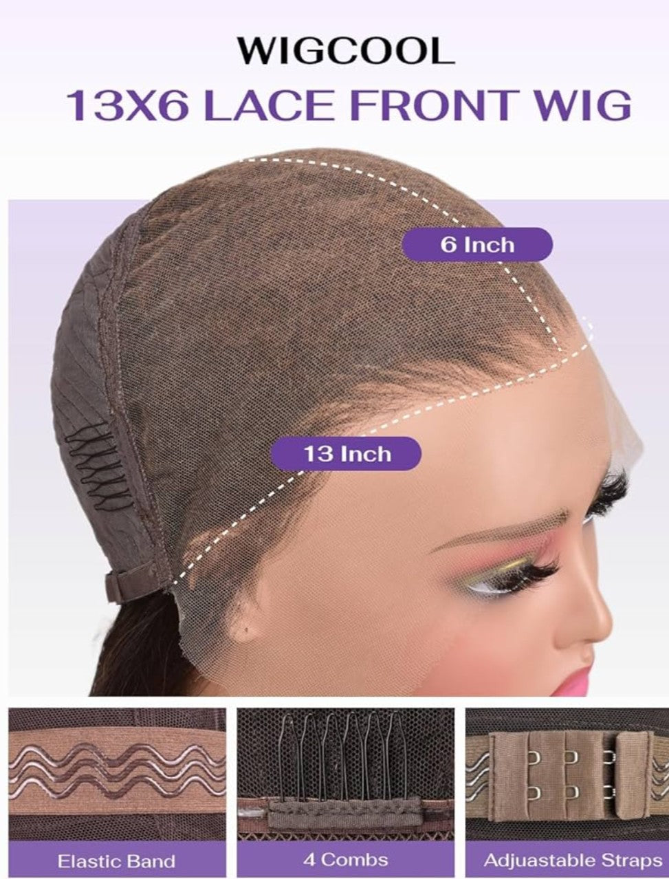 13x6 SKINLIKE Real HD Lace Frontal Wig, 180% Density Ultra-fitted 0.10mm Thin Invisible HD Lace Wig Pre-plucked Hairline Bleached Knots Virgin Human Hair Wigs Body Wave 30 Inch