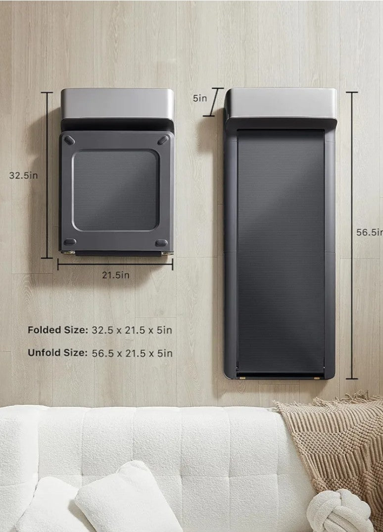 WALKINGPAD Foldable Walking Pad for Home Office, Under Desk Treadmill with Adaptive Speed Control, Compact Design for Small Spaces, No Assembly Needed