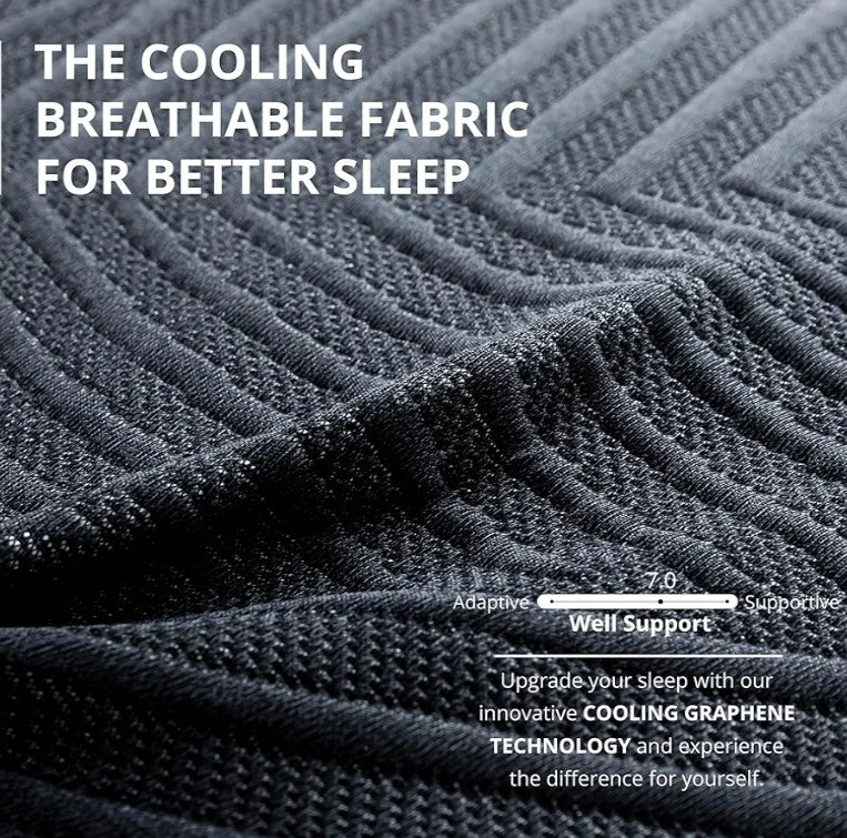 EGOHOME 10 Inch King Memory Foam Mattress for Back Pain, Cooling Copper Gel Bed in a Box, Foam Made in USA, CertiPUR-US Certified, Therapeutic Medium Firm, 76x80x10 Black