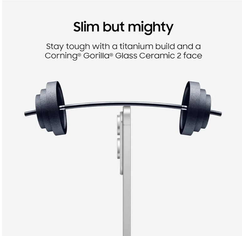 SAMSUNG Galaxy S25 Edge Phone, 512 GB AI Smartphone, Unlocked Android, Night Video, Fast Processor, ProScaler Display, All-Day Battery, 2025, US 1 Yr Manufacturer Warranty, Titanium JetBlack