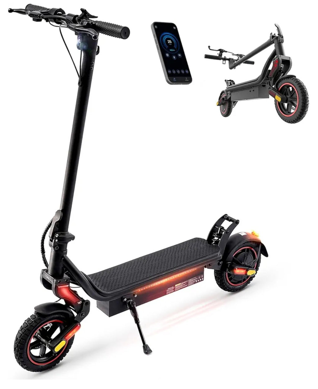 Electric Scooters - 500W/1000W/1500W Adult Electric Scooter, 18/25/28 MPH Top Speed, 8.5'' /9.3'' /10'' Tires,21/28 Miles Long Range, Portable E Scooter for Adults and Teens