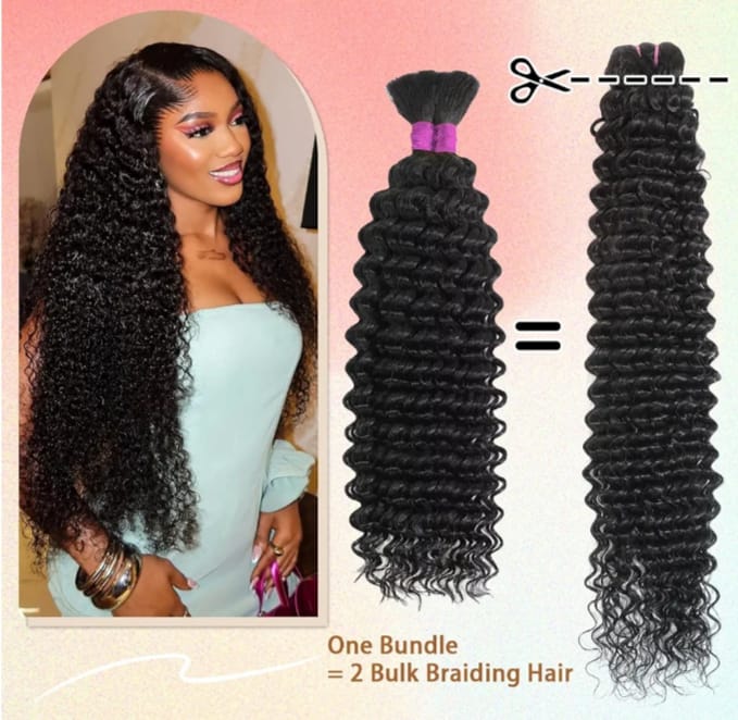 15A Raw Indian Human Hair Bundles Deep Wave Bundles Human Hair,Triple Lifespan Virgin Remy Hair,No Tangle Shedding,Keep Texture Silky Soft After Multiple Washes (4 Bundles Deep wave, 22 24 26 28)