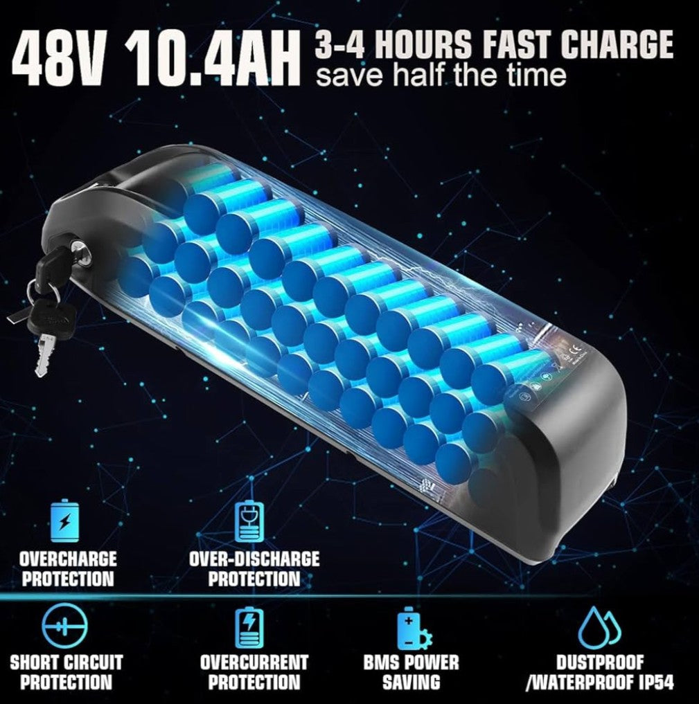 ANCHEER Hummmer Electric Mountain Bike 27.5'' Electric Bike for Adults, 21/24 Speed
Peak 750W, Ebike, 3 Hours Fast Charge, 60 Miles, Electric Bicycle, 48V/499Wh Battery, LCD Display