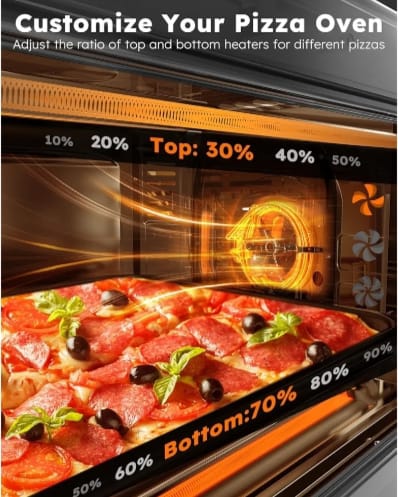 Nuwave Bravo XL Pro Air Fryer Toaster Oven with Grill Combo, 2025 New Ultra-Fast Convection System, 35% Crispier, 2X More Even, 142 Presets, 50-500F, Smarter Probe, PFAS Free, 30QT, Stainless Steel